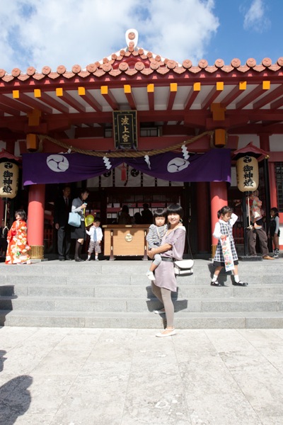 波の上神宮で七五三